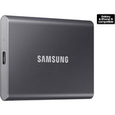 Samsung T7 Portable Ssd 1tb External Ssd Speeds Up To 1,050mb/s Usb 3.2 Gen 2 For Gaming, Students, Professionals Gray